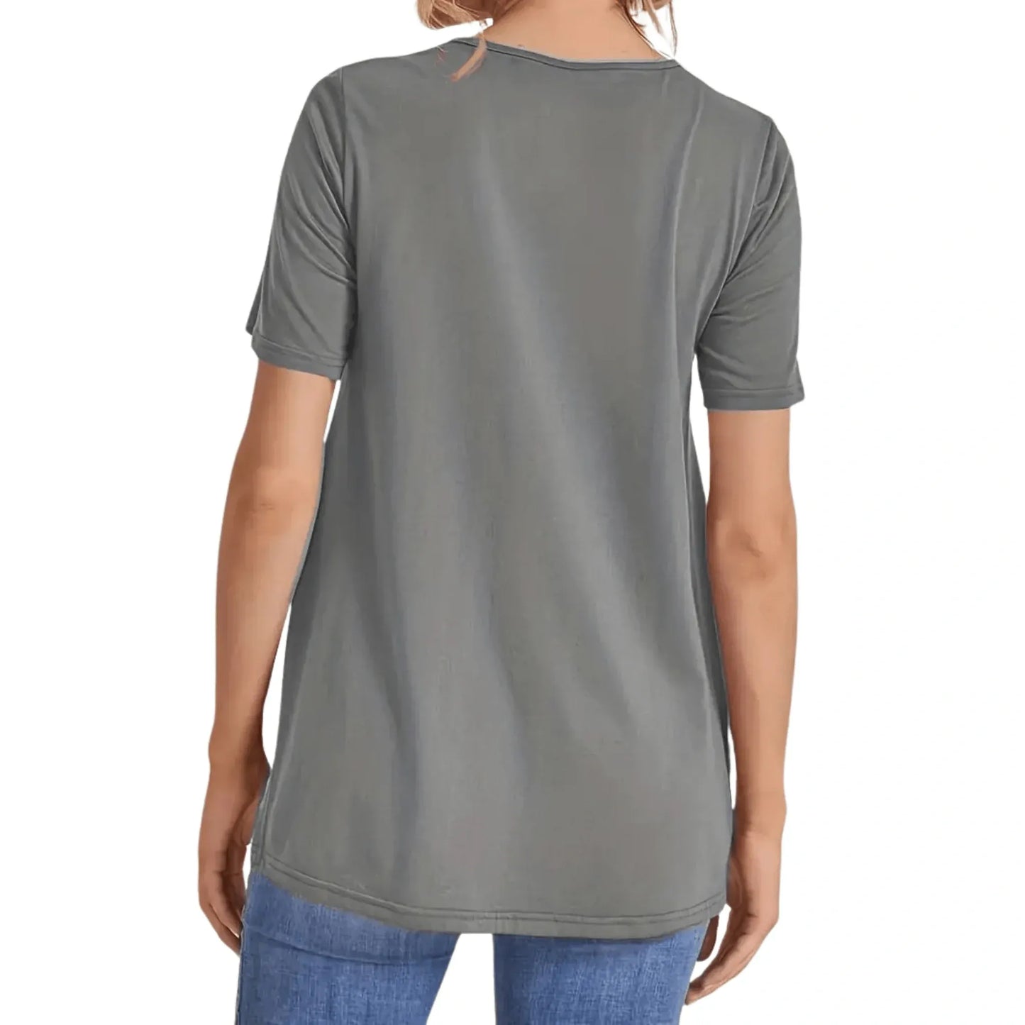 Camiseta Premamá Túnica de Manga Corta