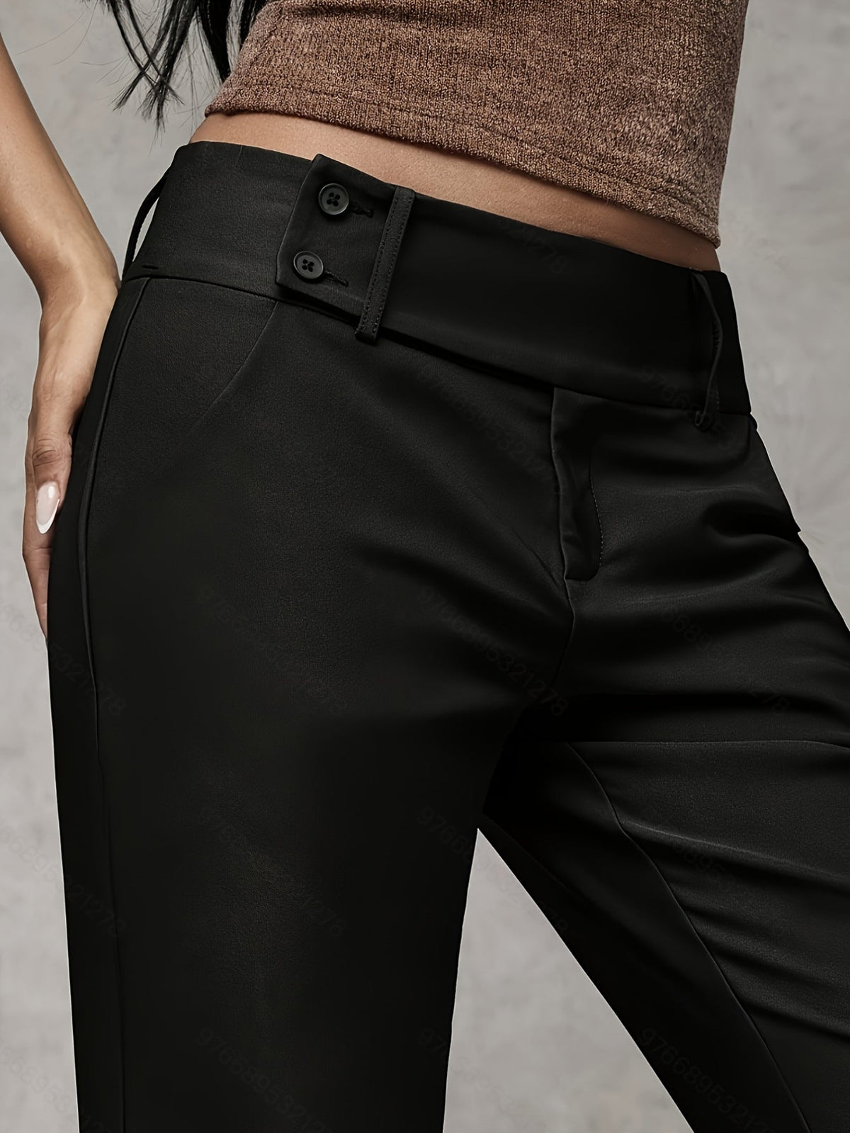 Elba - Pantalón Ancho de Talle Alto