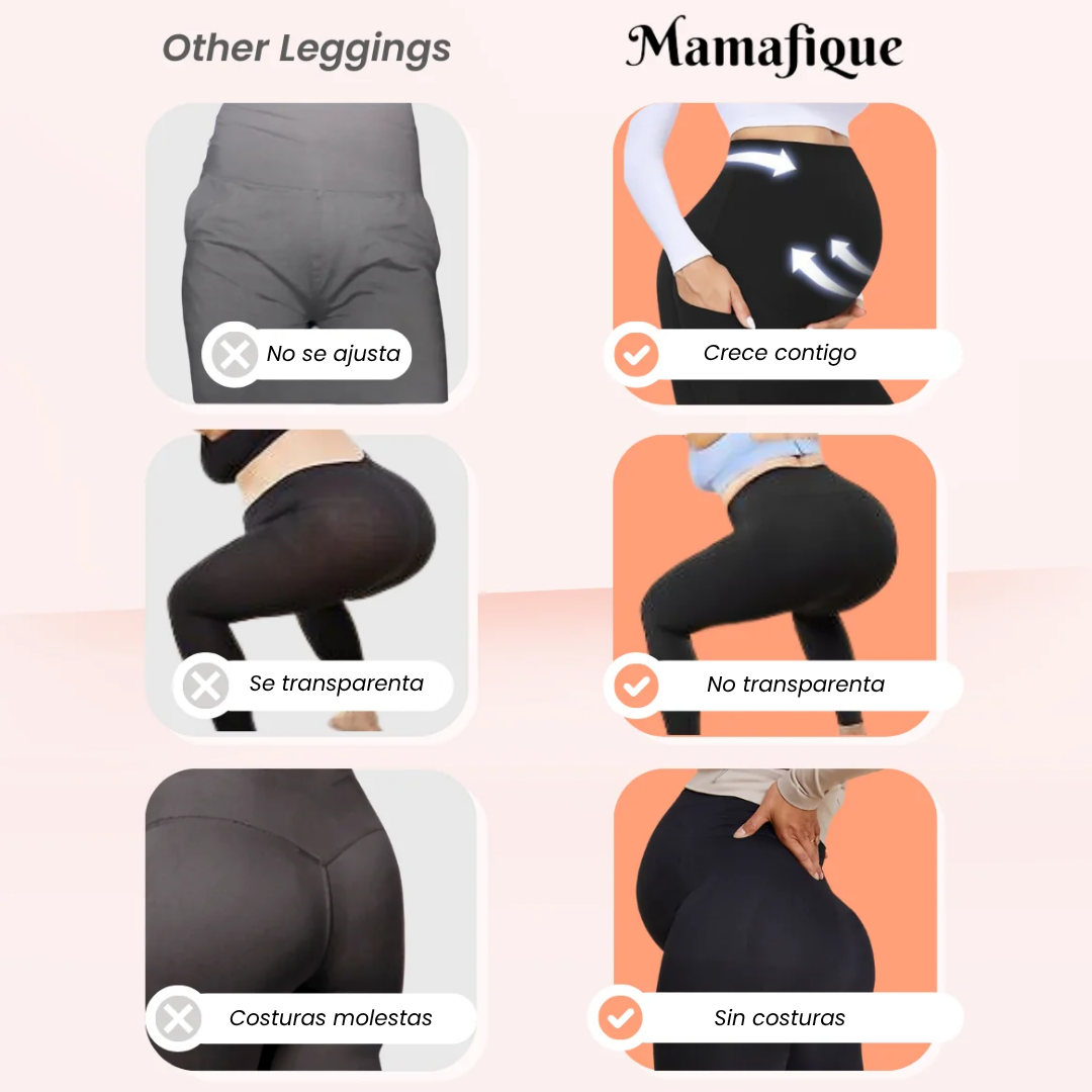 Leggings Largos Premamá Negros