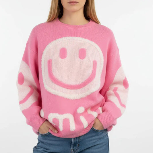 Smile - Jersey Oversize de Punto