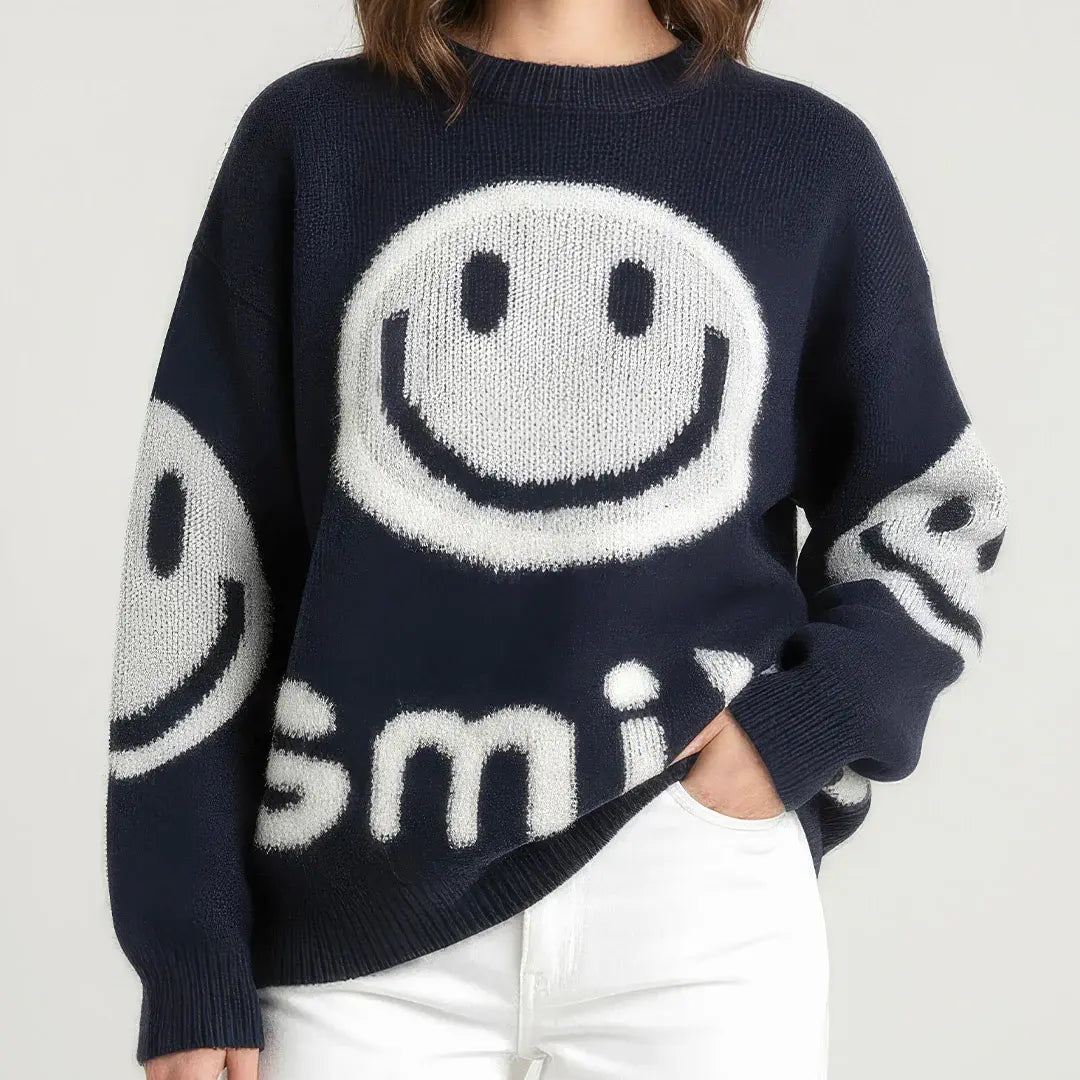 Smile - Jersey Oversize de Punto