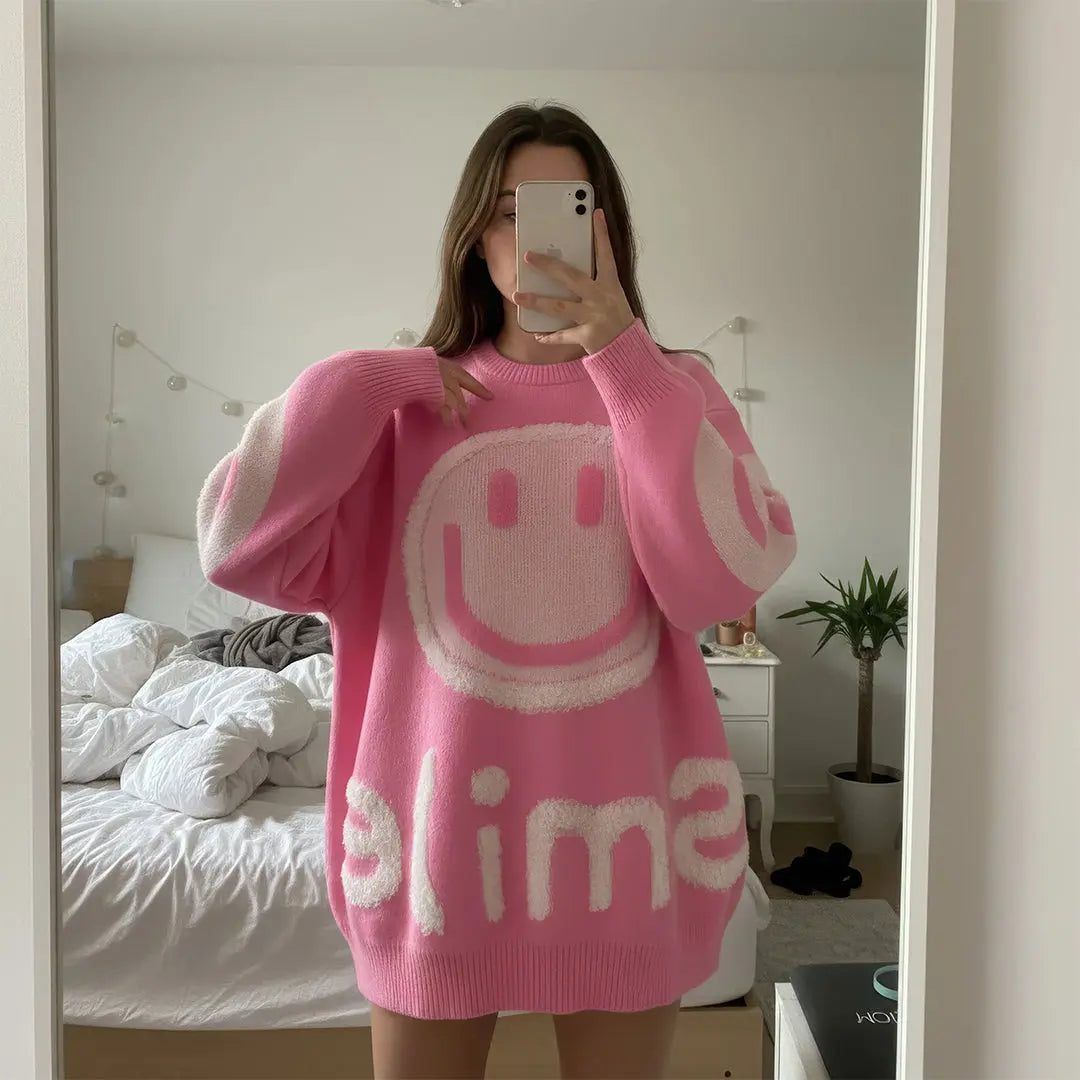 Smile - Jersey Oversize de Punto