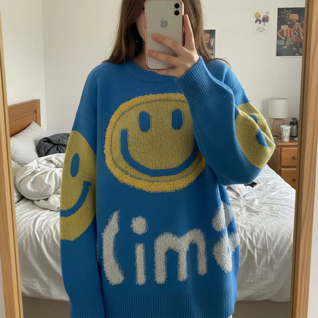 Smile - Jersey Oversize de Punto