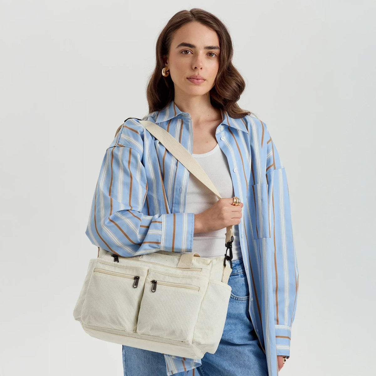 Kanna - Bolso Bandolera de Pana