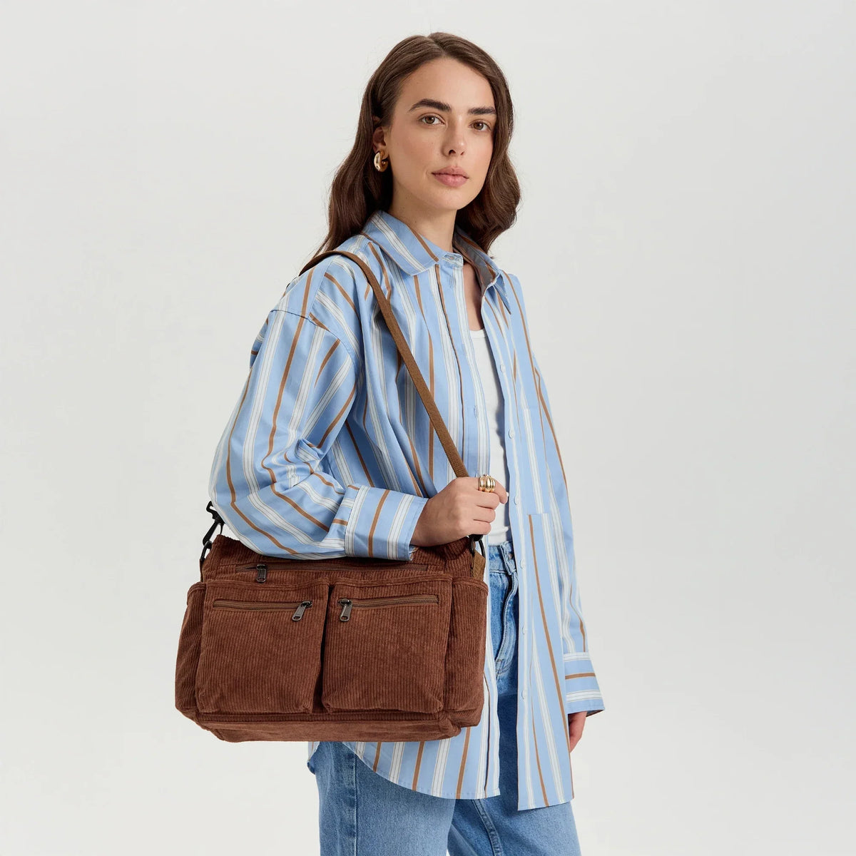 Kanna - Bolso Bandolera de Pana