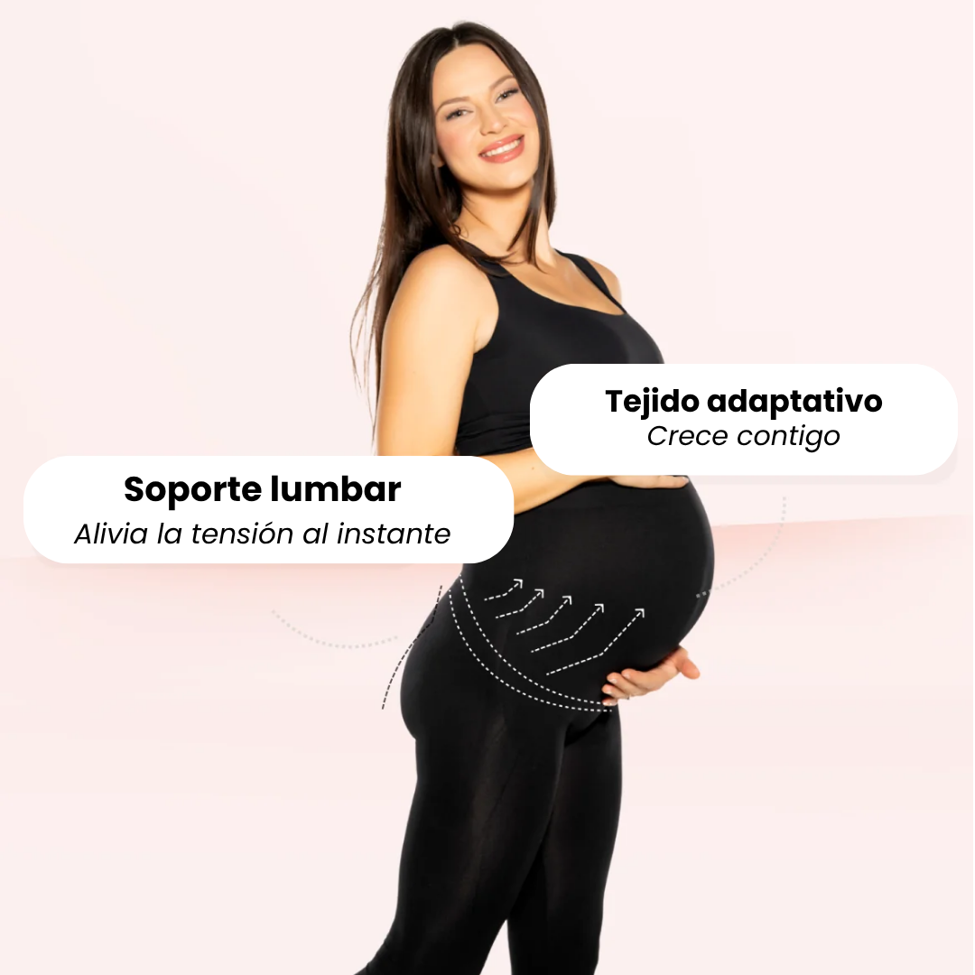 Leggings Largos Premamá Negros