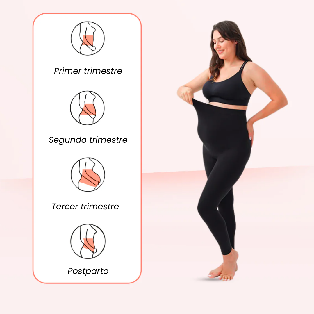 Leggings Largos Premamá Negros